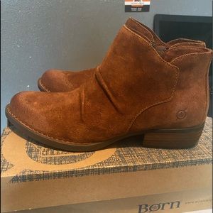Born shoe suede booties